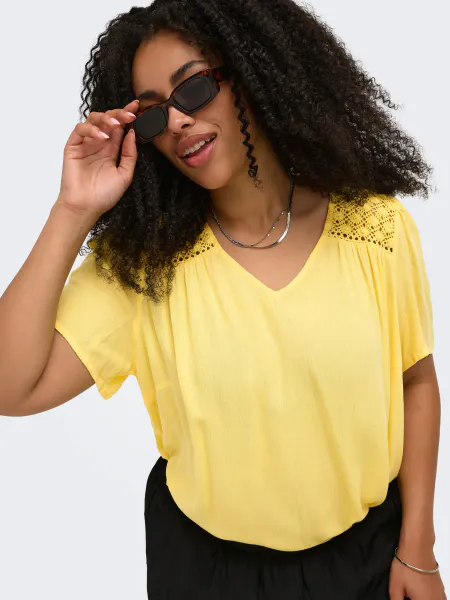 Hovedbilde CARSELASI S/S V-NECK TOP 