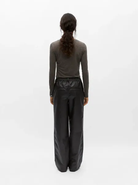 Hovedbilde OBJLIVA MW WIDE PANTS SEAL BROWN
