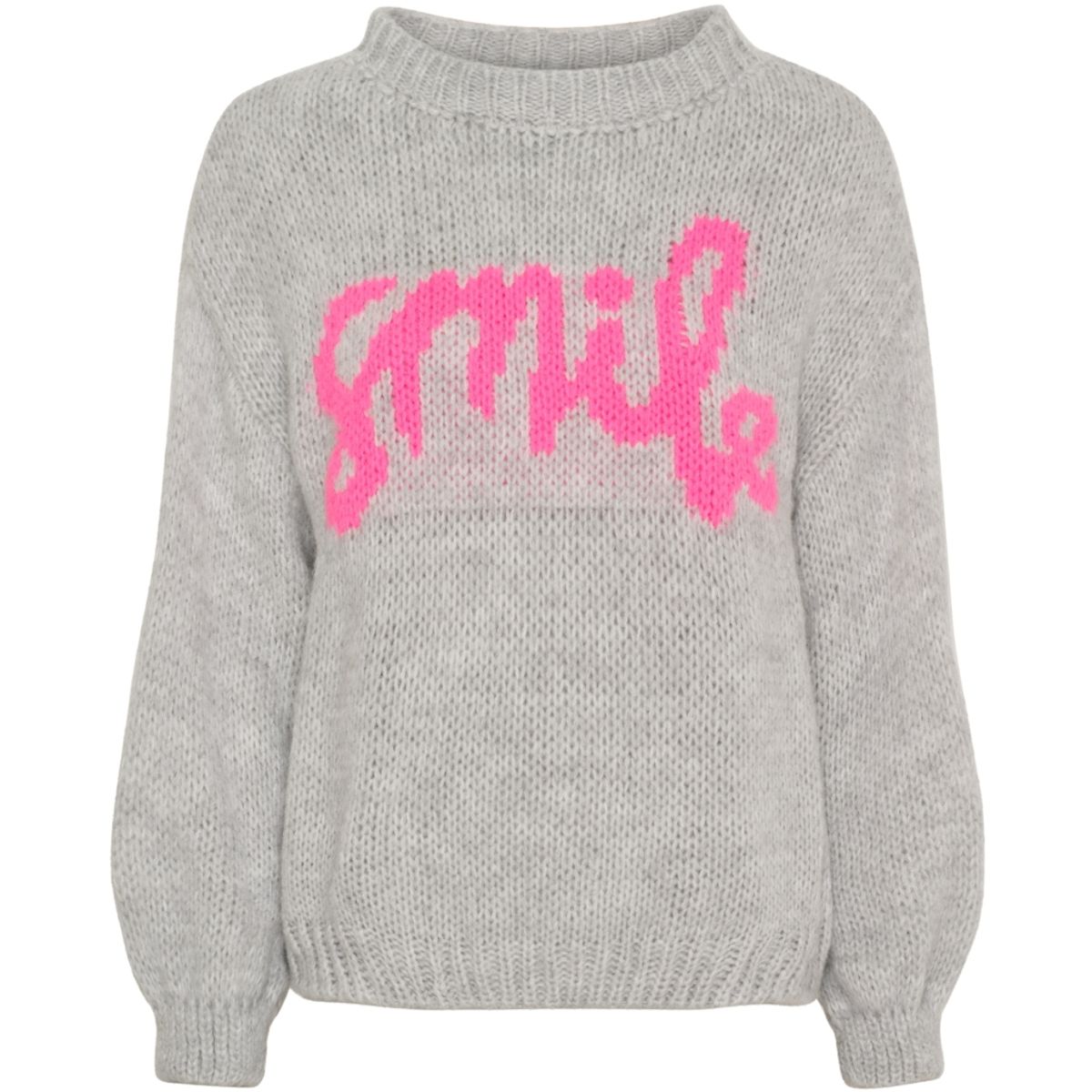 TULIP KNIT GREY/PINK