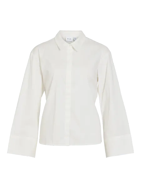 Hovedbilde VIONELLY BACK DETAIL L/S SHIRT SNOW WHITE