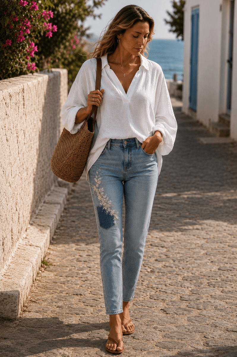 FLOWER JEANS