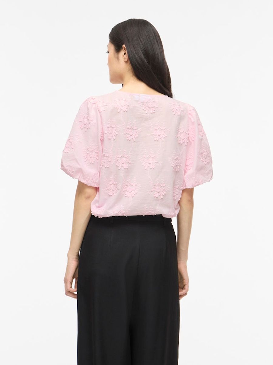 VIANTONETT O-NECK 2/4 SHIRT TOP CHERRY BLOSSOM