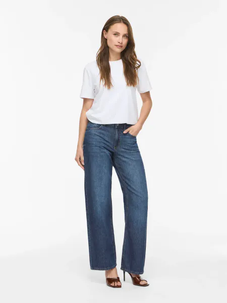 Hovedbilde VIPALMA RW WIDE JEANS DBD PAL20 DARK BLUE DENIM ...