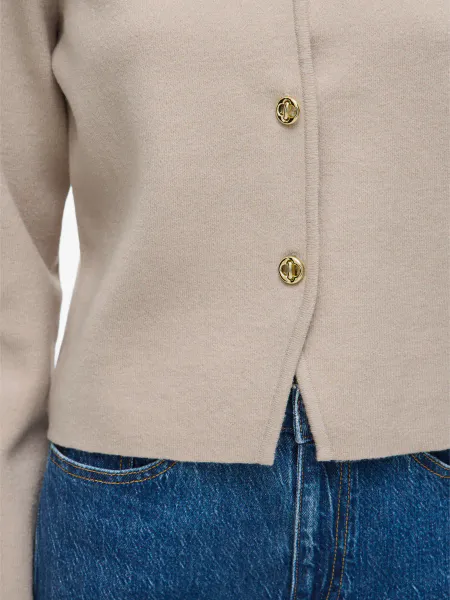 Hovedbilde VIZARAH L/S CARDIGAN/KA FEATHER GREY