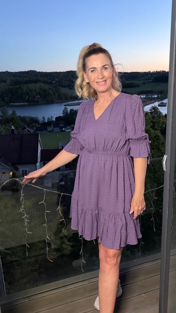 AMANDA SHORT DRESS PURPLE