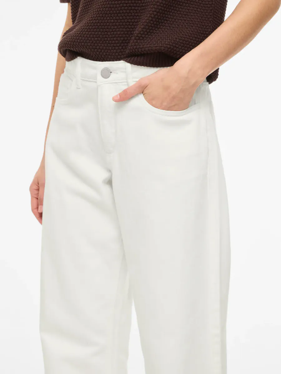 30 VIPALMA RW WIDE JEANS LBD PAL61 30 LENGDE SNOW WHITE