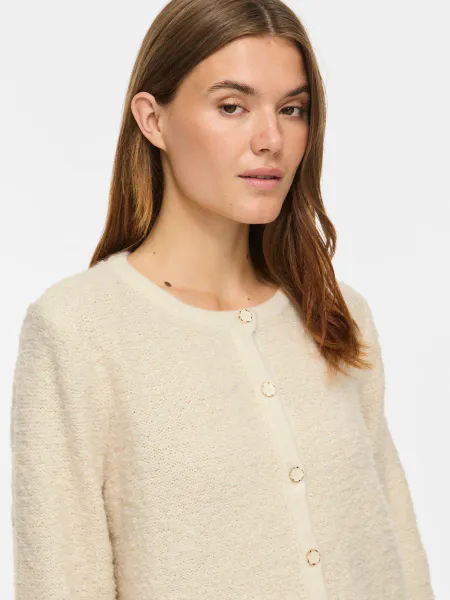 Hovedbilde VIPIGGA O-NECK L/S KNIT JACKET BIRCH
