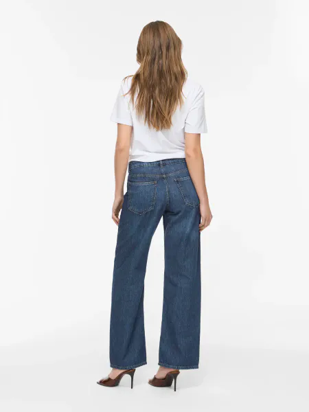 Hovedbilde VIPALMA RW WIDE JEANS DBD PAL20 DARK BLUE DENIM ...