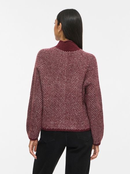Hovedbilde VILORY HIGH NECK L/S KNIT TOP PORT ROYALE