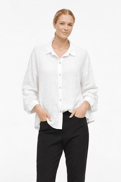 Hovedbilde BOMULL STORSKJORTE HVIT